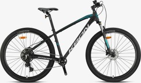 Resim Kron XC 150 Pro Hidrolik Fren 29 Jant Dağ Bisikleti Mat Siyah-Turkuaz 48 cm 