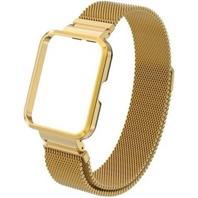 Resim Xiaomi Redmi Watch 2 Lite Uyumlu Krd-58 Metal Zore Kordon-siyah 