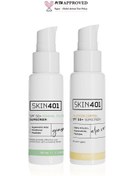 Resim Skin401 mineral filtre ve leke karşıtı güneş kremi seti 