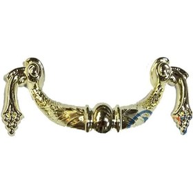 Resim Dekoratif Zamak Üzümlü Kulp - 64mm, Sarı, 100 Adet 0.5 CM 