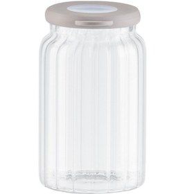 Resim Voyana Optikli Borosilikat Cam Kavanoz - 690 Ml Çok Renkli 