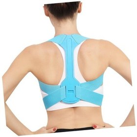 Resim Yetişkin Mavi Kambur Omuz İçin 1 Adet Duruş Doğru Kemer Brace Sorunsuz Duruş Kemeri 