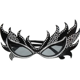 Resim MCM Group Taşlı Göz Kamaştıran Gecenin Yıldızı Siyah Parti Alev Gözlük - Lisinya 