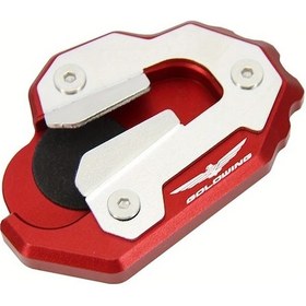 Resim Dashanshop Kırmızı Honda Golden Wing Gl1800 İçin Genişletilmiş Ayaklık Destek Pedi Uzatma Tabanı 