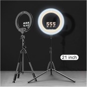 Resim Yussraw 21 Inç 54cm Influencer Makyaj Kuaför Ring Light Kumandalı Çantalı Alüminyum Ayaklı 