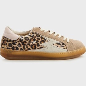 Resim Moaconcept Bayan Ayakkabı Ic009 Leopar Leopar Kahverengi 