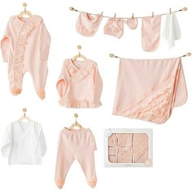 Resim Andywawa Ac25311 Newborn Chic Girl 10'lu Hastane Çıkışı Salmon Çok Renkli 