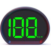 Resim Wezone 3 İnç Gps Araç Üstü Gösterici, Hız Kmh Görüntüleme, Yeşil Yazı Rengi, Abs Malzeme 