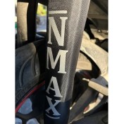 Resim Motobros Yamaha Nmax Amortisör Çorabı Kılıfı Su ve Çamur Geçirmez Reflektörlü Yazılı 