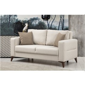 Resim Kristal 2'li Koltuk Bej 