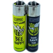 Resim Clipper İkili Taşlı gazlı Çakmak 