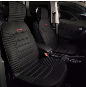 Resim Space Oto Koltuk Minderi, Hyundai Araçlara Uyumlu 2'li Set Özel Tasarım Minder Premium 001 