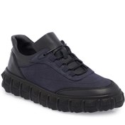 Resim Lacivert Nubuk Deri Erkek Sneaker - E23S1AY56377-C2Q 