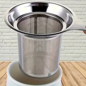 Resim 1 adet Ağır Hizmet Tipi Paslanmaz Çelik Çay Süzgeci - Bulaşık Makinesinde Güvenli Çay Süzgeci, Baharat ve Ot Süzgeci, Kolay Temizlenebilir Mutfak Filtresi, Dökme Yaprak Çay, Demleme, Çorba, Haşlama - Çay Severler İçin İdeal Hediye, Noel, Mezuniyet, Yeni Ev - Dayanıklı Mutfak Aksesuarı, Çay Aksesuarları, Şık Mutfak Eşyaları, Kolay Temizlenebilir Malzeme 