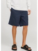 Resim Jack & Jones Jpstjaiden Campaign Erkek Şort Mavi 