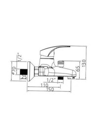Resim Tema Cosmo Q40 Banyo Bataryası 61031 Krom 