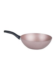 Resim Acar Damla 24 cm Pembe Wok Tava XCM-21-0259/12 