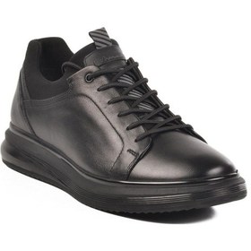 Resim Marcomen 152-19596 M Siyah-siyah Hakiki Deri Erkek Sneaker Siyah 