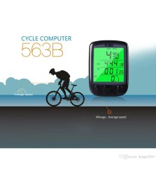 Resim Sunding SD563 Bisiklet Km Hız Sayacı Su Geçirmez LCD Ekran 