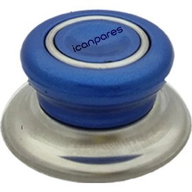 Resim İcanpares Tencere Kapak Tepesi Tava Sahan Kapağı Kulbu 1 Adet Mavi 