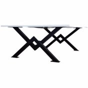 Resim 4K HOME DESİNG Metal Ayak Masa Ayağı Ahşap Kütük Masif Orta Zigon Sehpa Bench Bank Retro Ayak Takımı 2 Adet 40 Cm 