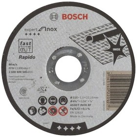 Resim Bosch Expert For Inox Rapido 115x1.0 Düz Kesme Diski - 2608600545 