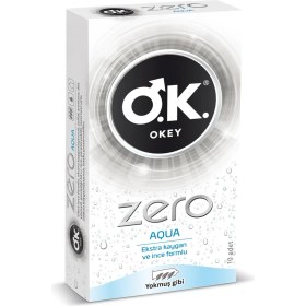 Resim Okey Zero Aqua 10'lu Kategori: Prezervatif 