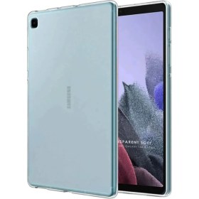 Resim Lenovo Tab M10 Plus 3.nesil 10.6 Inç TB-125F - TB-128F Uyumlu Kılıf Esnek Şeffaf Silikon Transmitter 