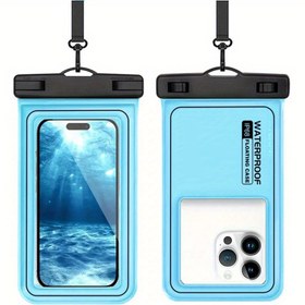 Resim Çıkarılabilir Askılı Yüzen Su Geçirmez Cep Telefonu Çantası, iPhone 16 15 14 13 12 11 Pro Max Samsung Galaxy için Uygun, Plaj Tatili Temel Gereçleri, Çoklu Renk Seçenekleri 