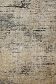 Resim Sarı Soyut Modern Geometrik Etnik Eskitme Desenli Boho Makinada Yıkanabilir Hafif Hav Toz Vermez Leke Tutmaz Kaymaz Taban Dijital Makine Baskı Halı Oturma Odası Salon Yolluk Koridor Mutfak Halısı 
