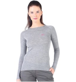 Resim Woolona Alize Uzun Kollu Kadın Sweatshirt Antrasit - Gri 