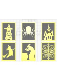 Resim Opencart Fener İçin Cadılar Bayramı Panelleri Sadece Plastik Aparattır 