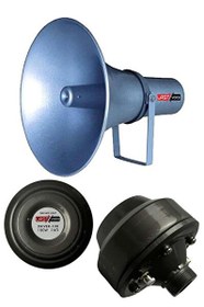 Resim Lastvoice Driver-100H 16 Ohm Hornlu Cami Hoparlörü - 100 W 