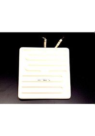 Resim İnfrared Seramik Isıtıcı Rezistans Düz 122x122mm 650w 230v Beyaz Renk Sfe Model 1 Adet 