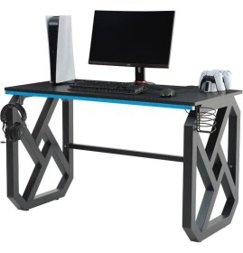 Resim Stepgamer Nebo Rgb Ledli Profesyonel Oyuncu Masası Siyah 