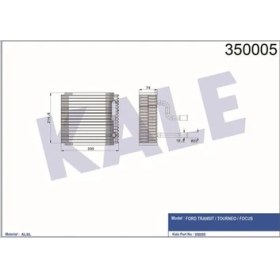 Resim Kale 350005 Evaporator Klimalı Focus I 98-03 XS4H19850AB 