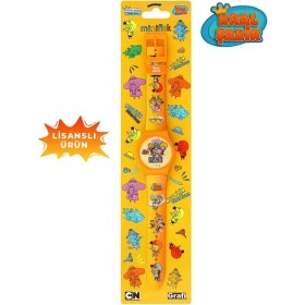 Resim Bfs Miniflak Lisanslı Kral Şakir KS7152 Sarı Çocuk Kol Saati 