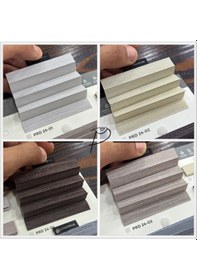 Resim Plise Perde Cam Balkon Perdesi Bambu Kumaş 8 Renk Seçeneği 6 Farklı Kasa Rengi 