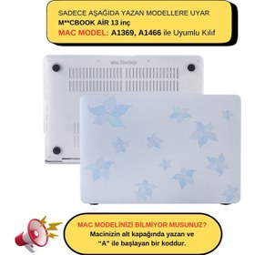 Resim Macbook Air Kılıf 13 inç Flower05NL (Eski USB'li Model 2010-2017) A1369 A1466 ile Uyumlu 