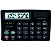 Resim Casio SL-787TV-BK 8 Hane Siyah Cep Tipi Hesap Makinesi 