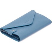 Resim Mavi Deri Kadın Cüzdan - S1CB00005811-C43 