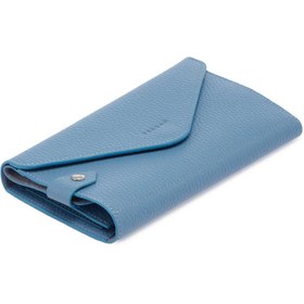 Resim Mavi Deri Kadın Cüzdan - S1CB00005811-C43 