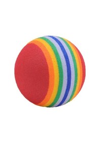 Resim Zcjb Ma Köpek Topu Kauçuk Sevimli Top Köpek Oyuncak Top Vokal Molar Gökkuşağı Topu-72063 