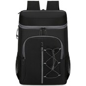 Resim Tenfowee Hafif Soğutucu Sırt Çantası - Kamp Ve Seyahat İçin Pratik Çözüm Siyah 