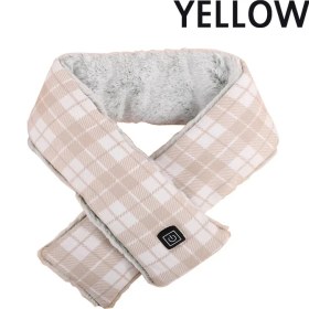 Resim Chaoduo Shop Sarı Stil USB Isıtmalı Kış Eşarp Kadınlar Sıcaklığı Ayarlamak Elektrikli Isıtma Eşarp Atkısı Yaka Eşarp Termal Boyun Wrap Isıtıcı Hediye (Yurt Dışından) 