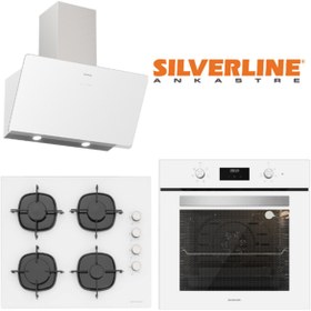 Resim Silverline Ankastre Set (bo6502w02-3457 Soho-cs5335w02) 