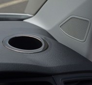 Resim OMSA VW T6 Multivan Siyah Krom Bardaklık Çerçevesi 2015-2023 Arası 