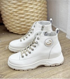 Resim Guja 25K312-5 Kadın Hakiki Deri Gizli Dolgu Tabanlı Spor Bot 