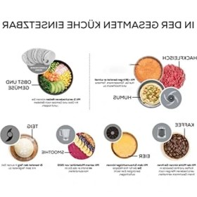 Resim Esranın Dünyası 10 In 1 Fonksiyonel Mutfak Robotu (2000W, Gri) 