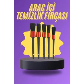 Resim Senson 5 Parça Araç Içi Temizlik Fırçası Araç Içi-Dışı Temizleme Fırça Seti - Lisinya 